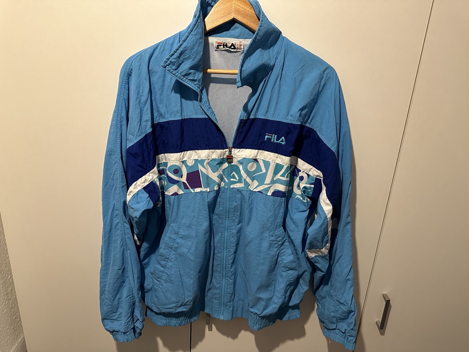 Giacca frangivento Fila taglia M retrò giacca fila