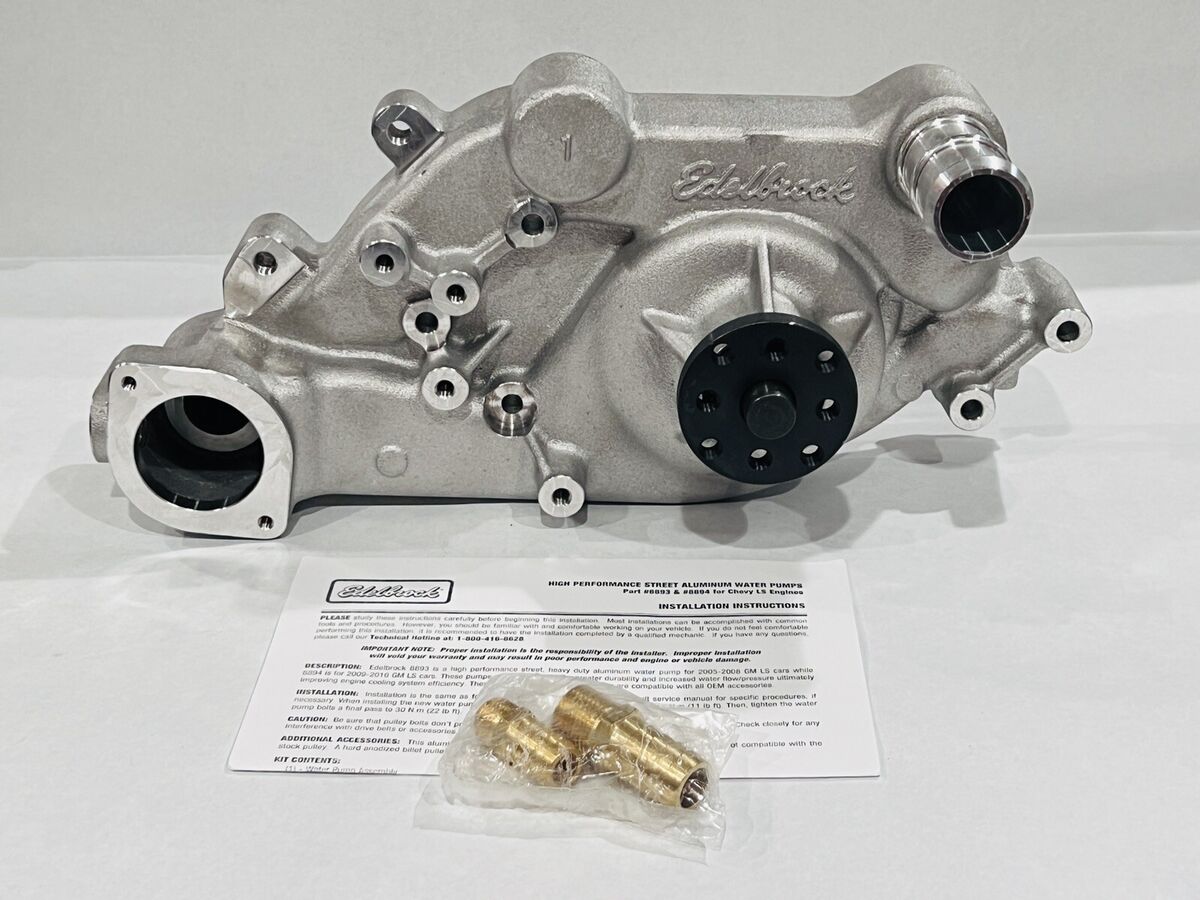Edelbrock Water Pump - GM LS3 09- 16 Reverse Rotation Edelbrock Water Pump - GM LS3 09- 16 Reverse Rotation
