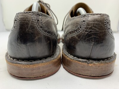 Sebago Wingtip Oxford Brown Leather Dress Shoes Size 10 D | eBay display picture 1