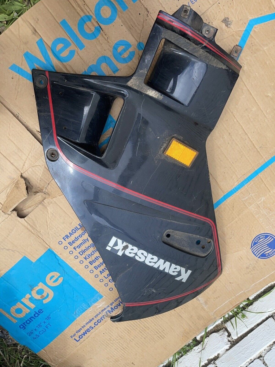 1987-90 KAWASAKI Ninja ZX750 Left Upper Mid Cowl Fairing 55028