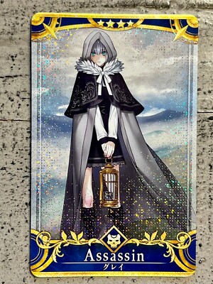 Fate Grand Order FGO Arcade Card Assassin Gray El-Melloi Case Files Fatal Holo 