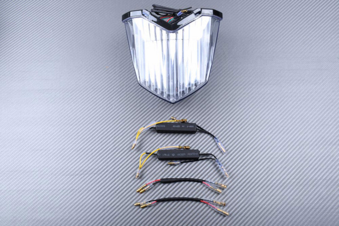 Feu LED clignotants intégrés Yamaha XJ6S pour supprimer l'origine