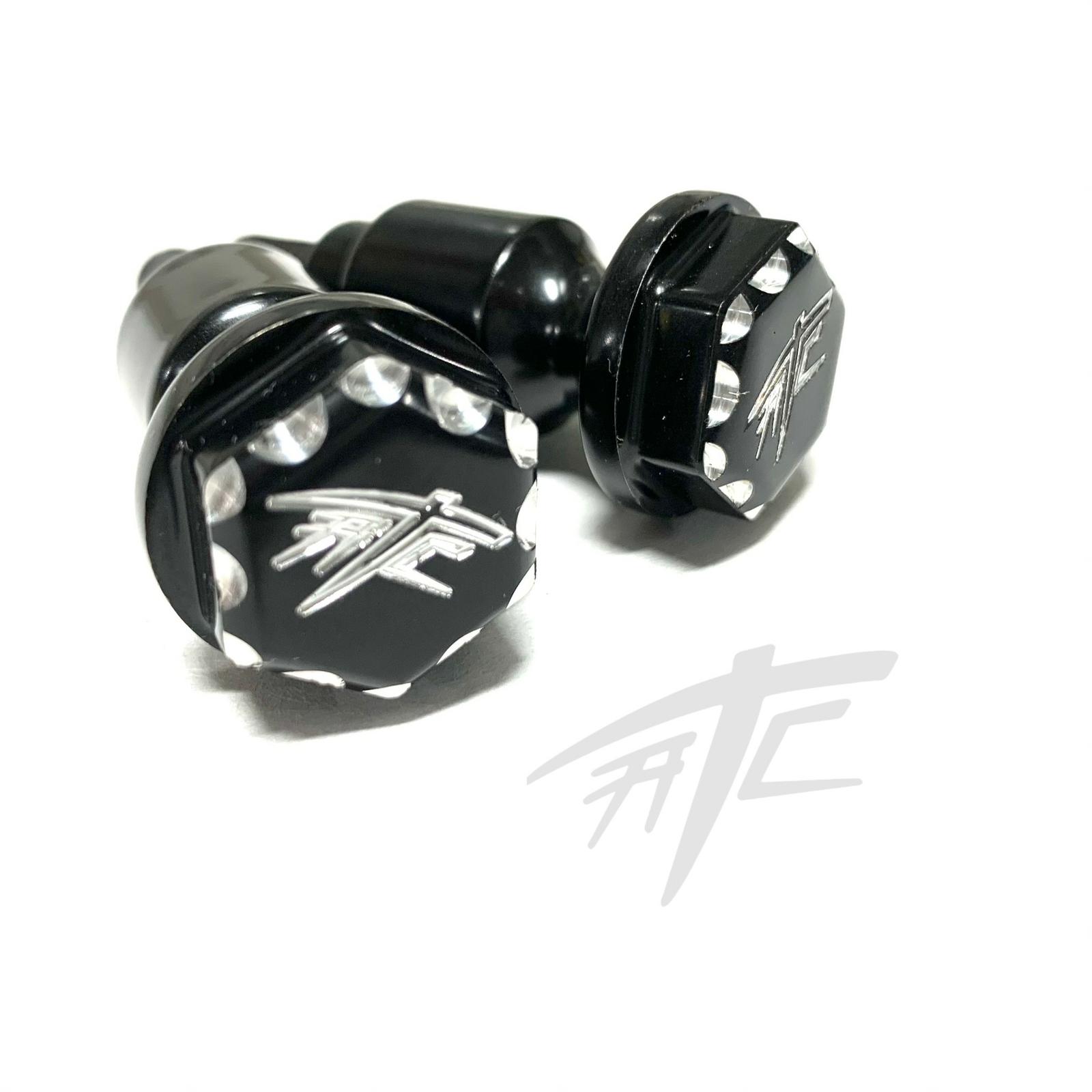 HAYABUSA BLACK CONTRAST DIAMOND CUT ATC CARGO BOLTS 2022-2024 SUZUKI HAYABUSA