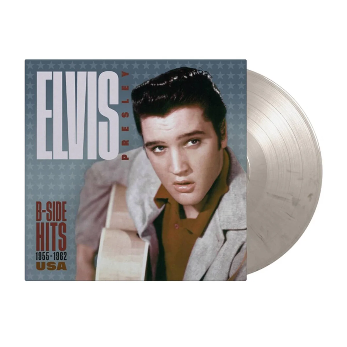 ELVISPRESLEY LP B-Side Hits 1955-1962 USA 180 Gram BLACK and WHITE Marbled VINYL