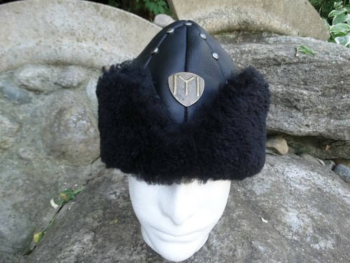 Ottoman Bork Hat Fur Leather Sheepskin 