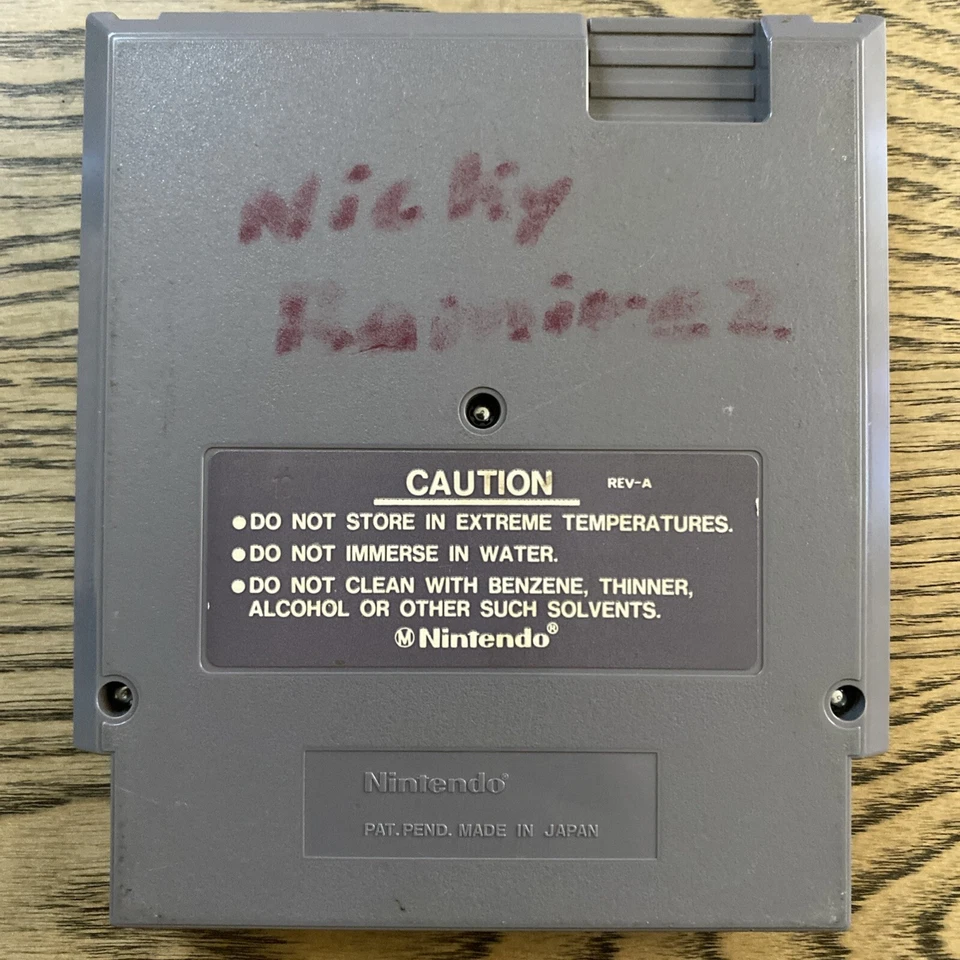 Metal Gear (Nintendo NES, 1987) • Cartridge Only • Tested • Marked • Authentic - Image 2 of 4