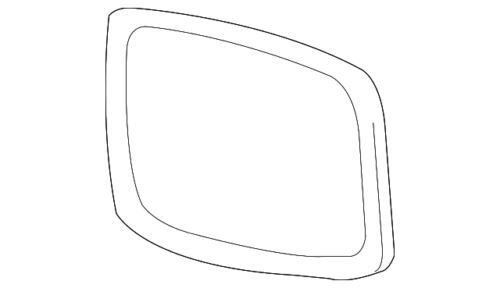 Cristal del espejo para Toyota (P/N 87931-33660)