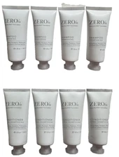 8 PACK Lot Gilchrist Soames Zero% 1.35oz Shampoo & Conditioner Naturally KIND