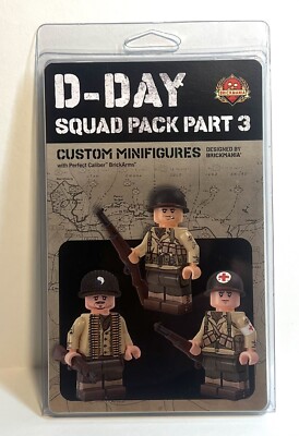 Brickmania D-Day Squad Pack Part 3 NEW/VHTF