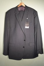 New Men's Lauren Ralph Lauren Ultra Flex Suit Set 50X Long Top 48WX 32L Charcoal