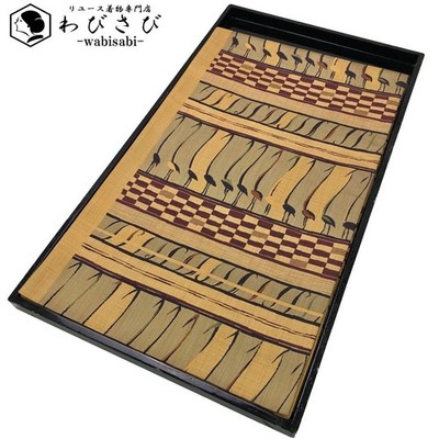 FUKURO OBI horizontal stripe pattern Japanese Kimono O-5824