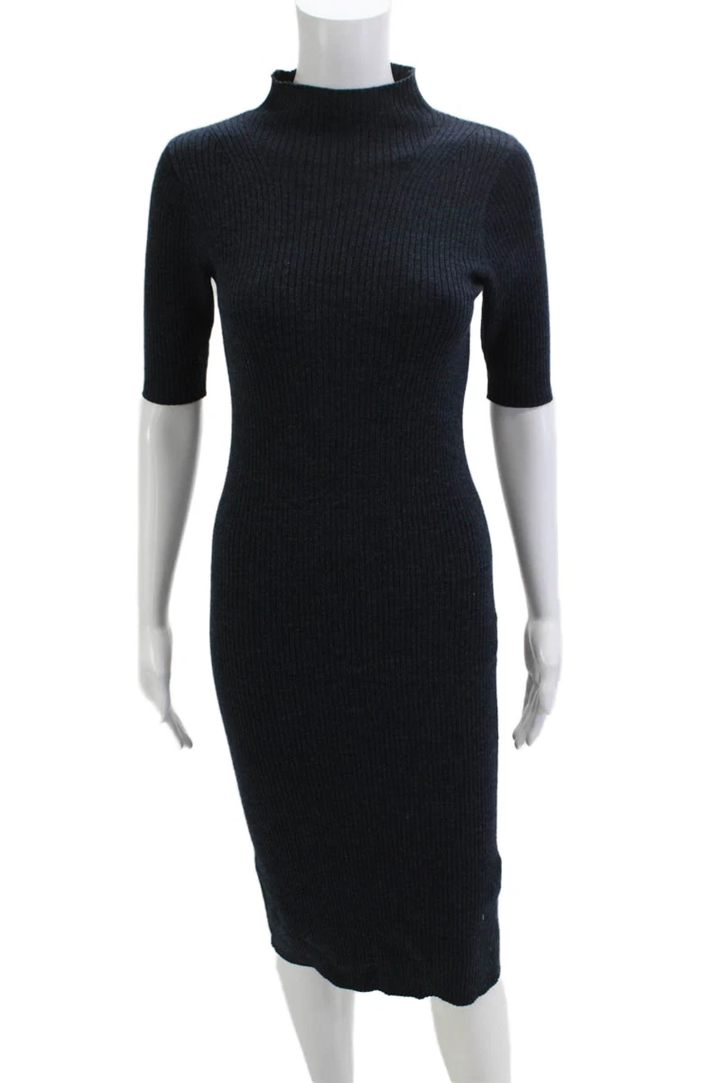 princess polly baby blue dress Ripe Maternity Sadie Long Sleeve Cross Front Rib Maternity Dress - Black
