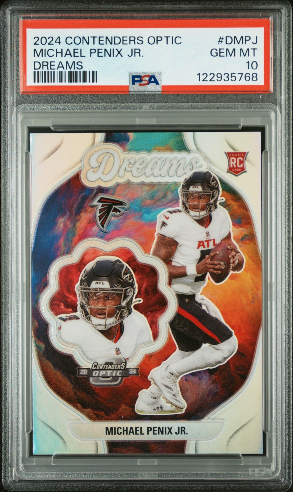 Michael Penix Panini Contenders Optic Dreams #DMPJ Base