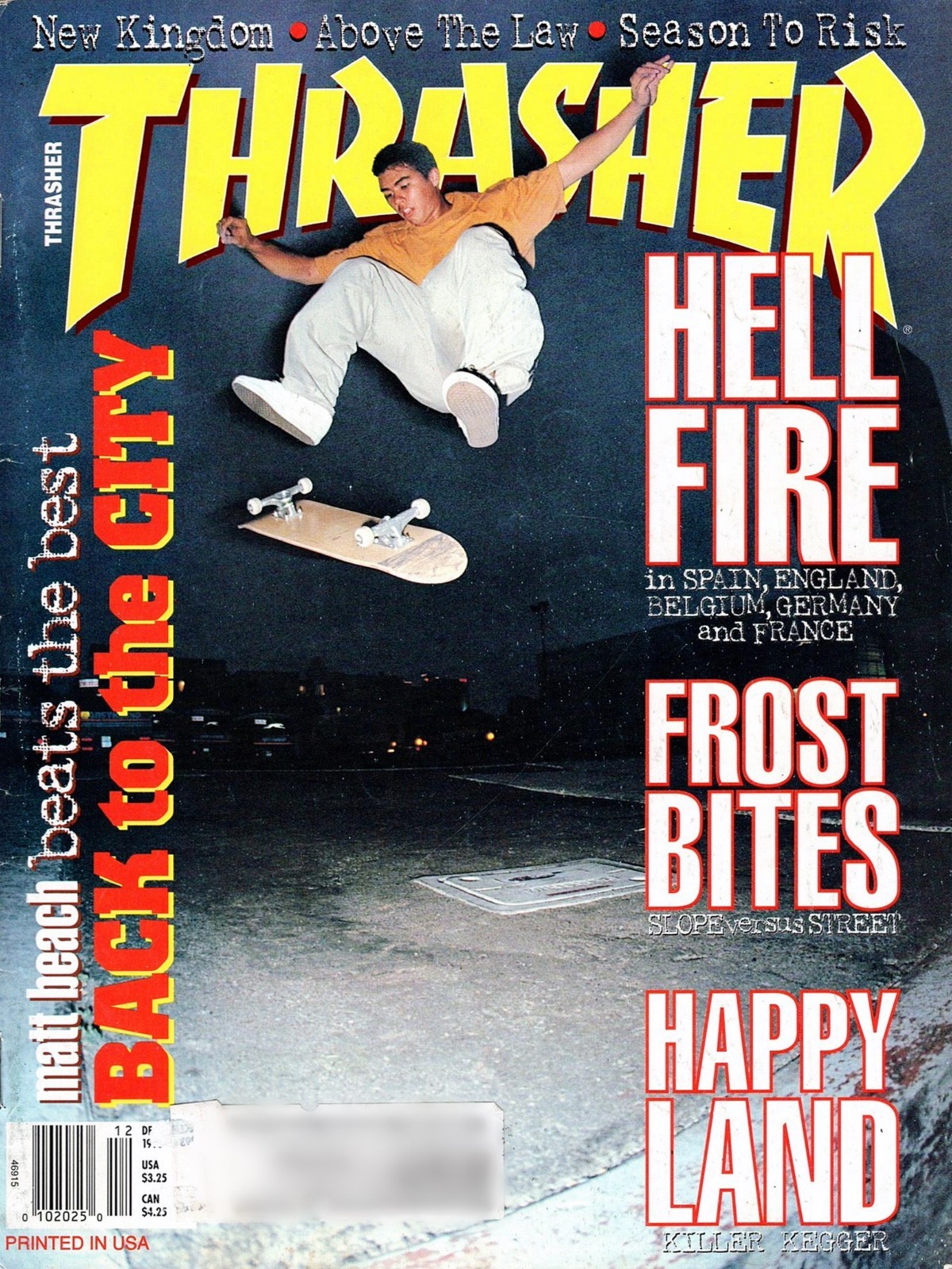 Thrasher / December 1993 / Vol. 13 ~ #12 / Thrasher Skateboard Magazine!