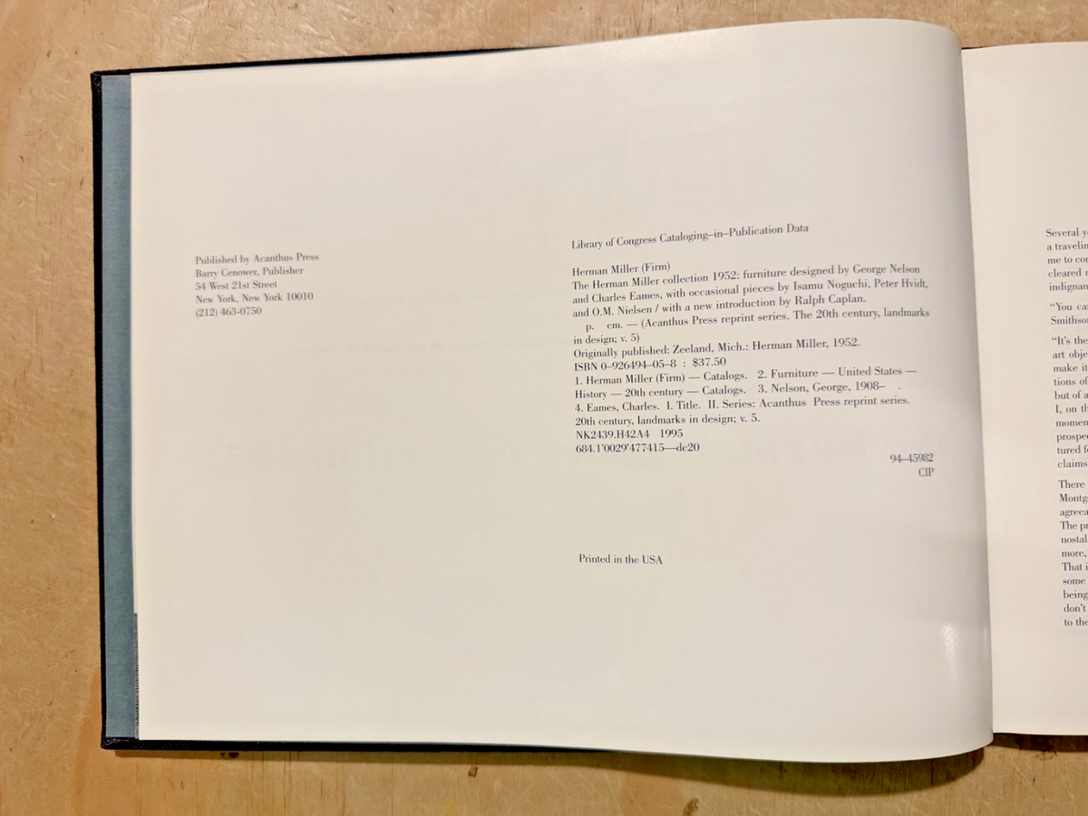 Original Herman Miller Collection Catalog-116 Pages-Nelson /Eames