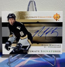 2005-06 Upper Deck ULTIMATE COLLECTION RYAN WHITNEY #US-RW ROOKIE AUTO