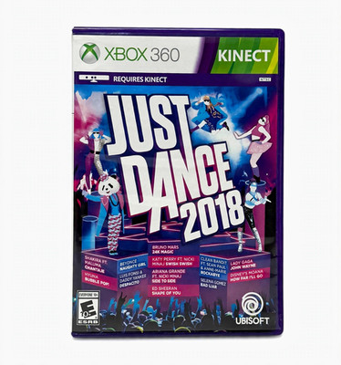 Just Dance 2018 Xbox 360 Kinect - Complete w/ Disc + Case - Tested & Working