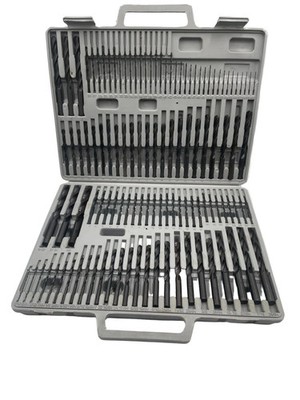 115 Piece Drill Bit Set Fractional Number and Letter Size