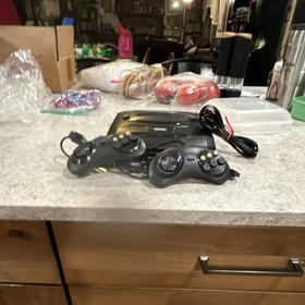 SEGA Genesis Console Black Includes 2 Controllers Component RCA