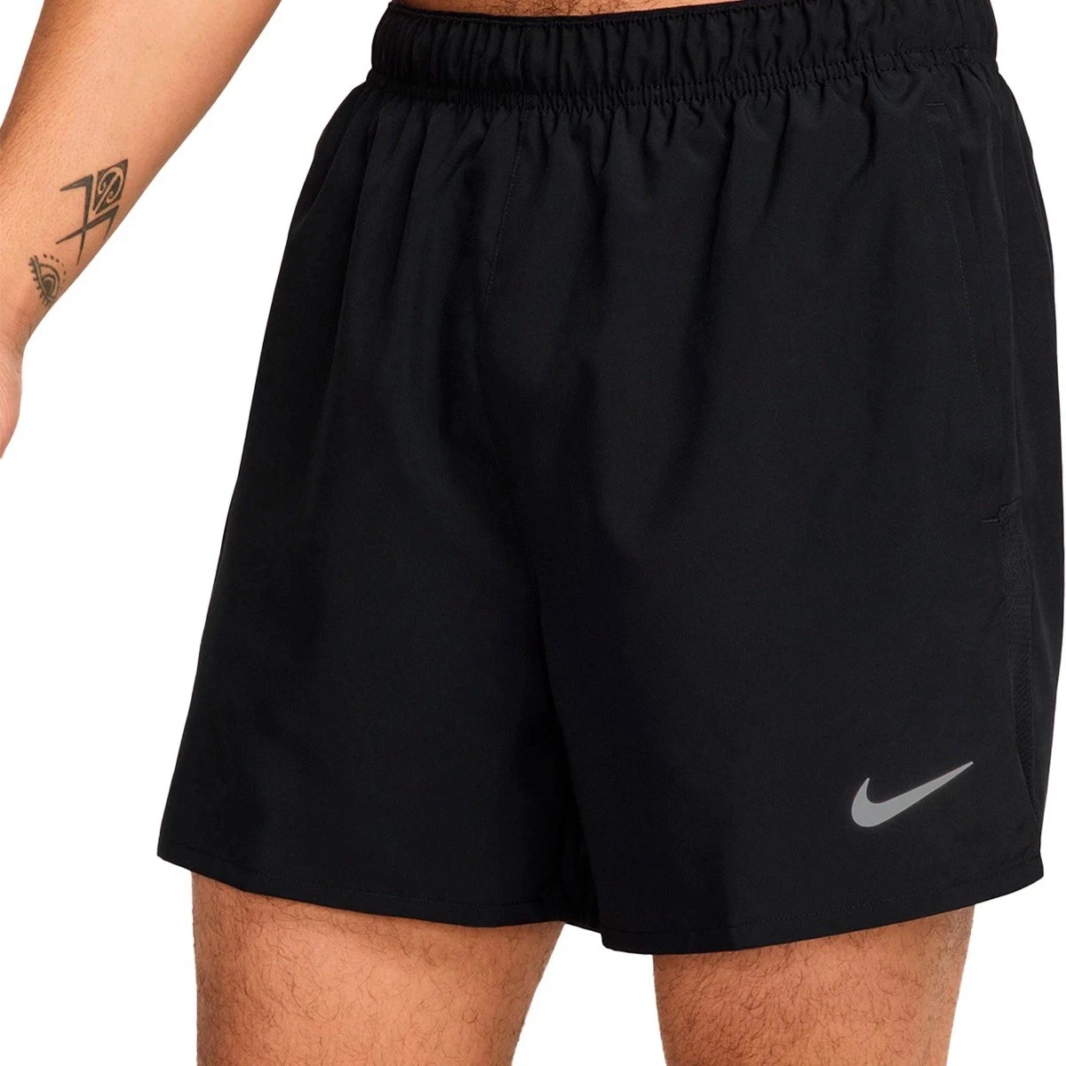 NWT Black Nike Mens Challenger Shorts “7 Brief-lined ShortsCZ9066-010