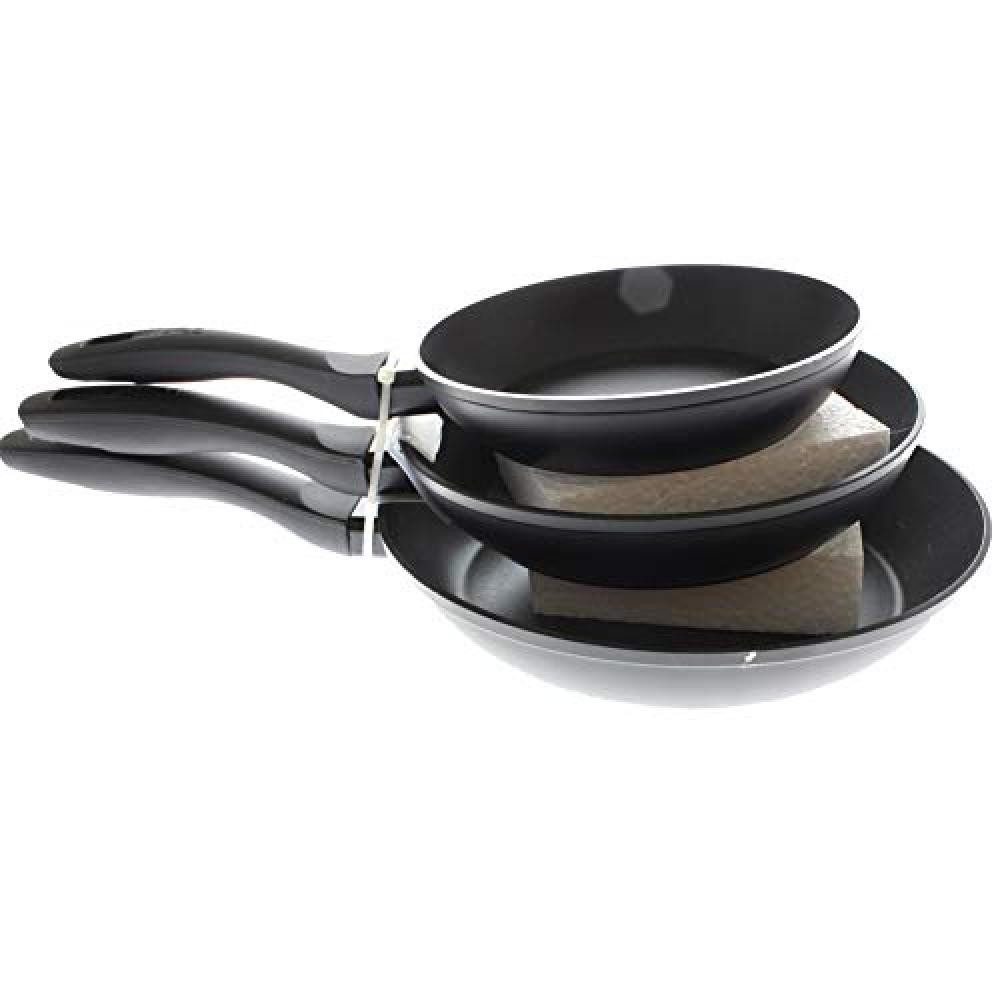 Ibili Indubasic 405926 Kit 3 Padelle Girafrittata Professionali Alluminio