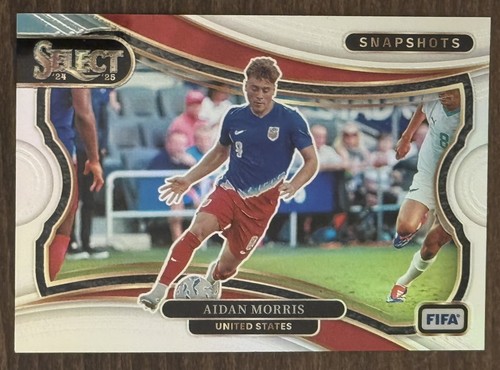 Aidan Morris 2024-25 Panini Select FIFA Snapshots #3 Silver Prizm USMNT