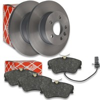 2X Febi Bremsscheibe Ø282Mm + BeläGe Vorne Passend FüR VW Transporter T4 Bus 70B