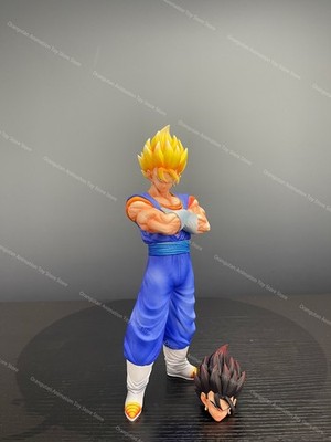 Dragon Ball Vegito Super Saiyajin 28 cm - PVC Figur mit austauschbarem Doppelkopf