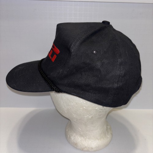 Rare Pirelli Hat One Size Adjustable Black Red Trucker Logo Strapback F1 Racing - Picture 4 of 6