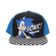 Sonic The Hedgehog Checkered Kids Snapback Hat Multi-Color