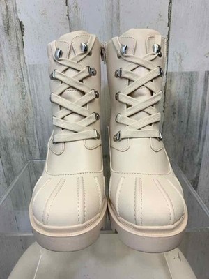 NWT STEVE MADDEN SHOES Shoe Size 9 OFF WHITE ANKLE RAIN  display picture 1