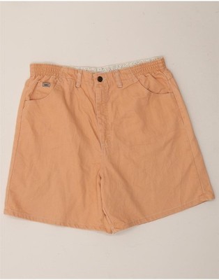 Lee Damen High Waist Denim Shorts US 16 2XL W34 Rosa Baumwolle AE08