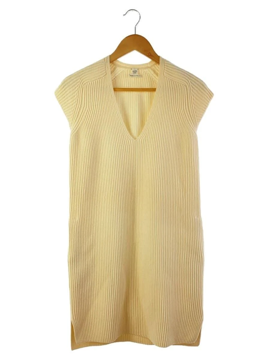 HERMÈS Abito HERMES altro manica francese scollo a V maglia misto cashmere senza maniche 34