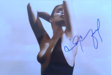 Cindy Crawford  orig.  Autogramm  SEXY NUDE 20x30