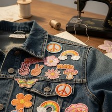 Cute 40 Pack Iron on Embroidered Patches - Creative DIY Fashion Accessories