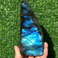 660G Natural Labradorite Crystal Mineral Spcimen Freeform energy Healing Reiki