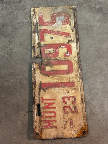 1923 Montana License Plate - Afbeelding 4 van 5