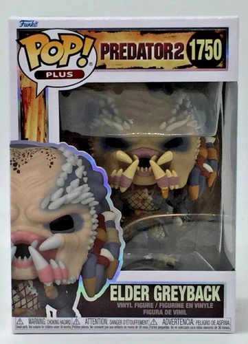 Funko Pop! PLUS Predator 2 Elder Greyback #1750 With Pop Protector