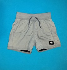Abercrombie Kids Lined Swim Pool Trunks Pockets Drawstring Sage Green Boys 5/6