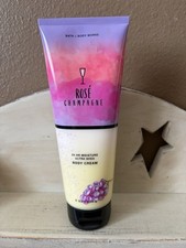 Bath Body Works Rose Champagne 24hr Hydration Ultra Shea 8oz Body Cream NEW