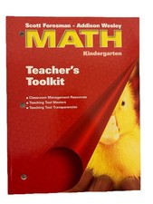 MATH KINDERGARTEN TEACHER'S TOOLKIT By Scott Foresman  Addison Wesley - New