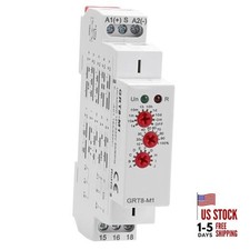Multifunction Time Relay, 16A Delay ON Off GRT8-M1 AC DC GRT8-M1 AC/DC 12V-240V