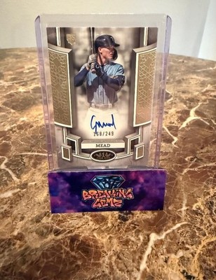 CURTIS MEAD 2024 TOPPS TIER ONE BREAKOUT  ROOKIE AUTO /249 #BOA-CME (RC)