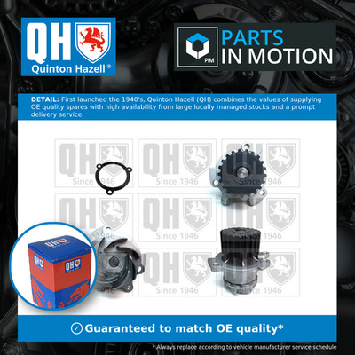 Water Pump QCP3514 Quinton Hazell Coolant 21120130701000 21121307010 Quality New