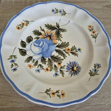 Assiette ancienne faïence de Saint-Clément