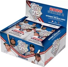 2026 Topps Series 2 MLB Baseball Retail Display Box 20 Packs New Factory Sealed
