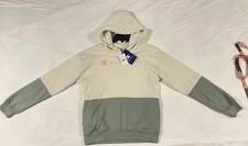 Champion Pink Embroidered 2 Tone Putty Girls XL 16 Hoodie