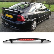 52'' Matte Rear Trunk Spoiler Wing w/ Brake Light For Vauxhall Vectra Saloon