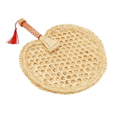 Hand-Woven Woven Straw Hand Fan Old Summer Natural Hand Fan Environmentally2267