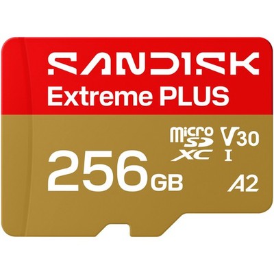 SANDISK EXTREME  PLUS MICROSD  UHS-I-KARTE, Micro-SD Speicherkarte, 256 GB, 250